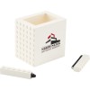 White Unattached 3 in 1 Tech Desktop Sets